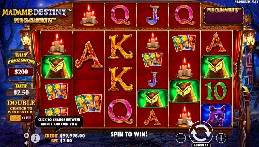 Ramalan Untung Tiada Henti Madame Destiny Megaways #1